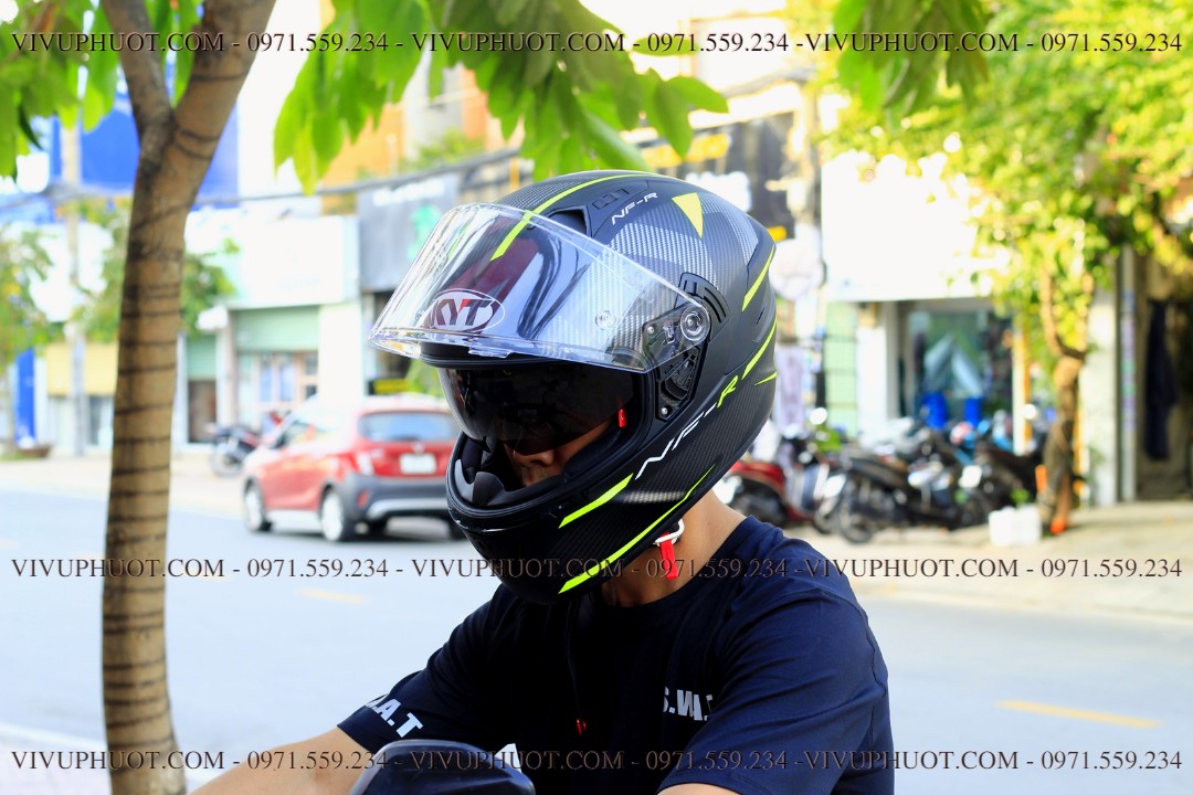 Mũ Fullface KYT NFR Logos Matt Yellow