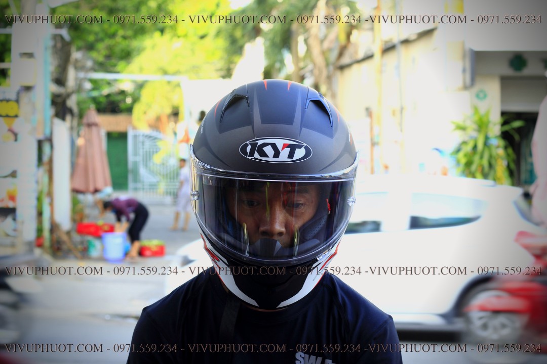 Mũ Fullface KYT NFR Track Matt Grey