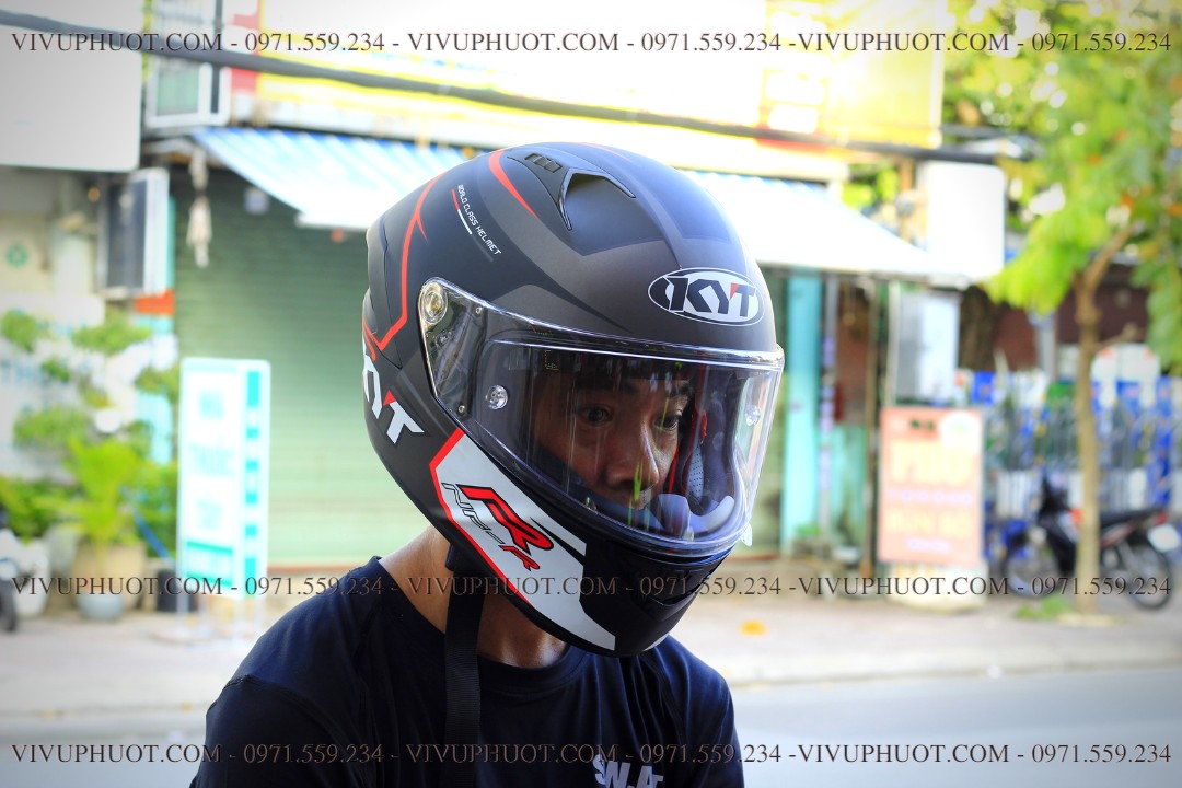 Mũ Fullface KYT NFR Track Matt Grey