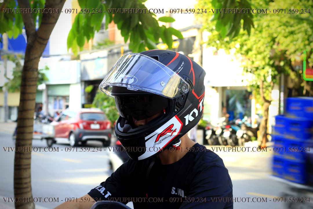 Mũ Fullface KYT NFR Track Matt Grey