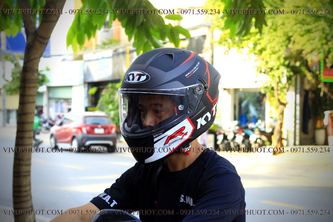 Mũ Fullface KYT NFR Track Matt Grey