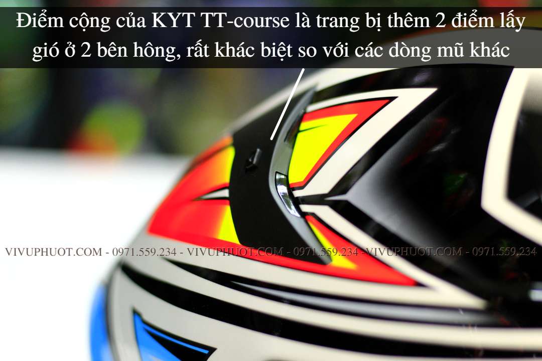 Mũ Fullface KYT TT Course Kasma Daniel