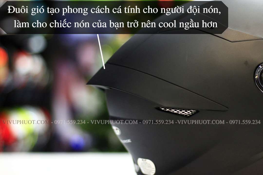 Mũ Fullface KYT TT Course Đen Nhám