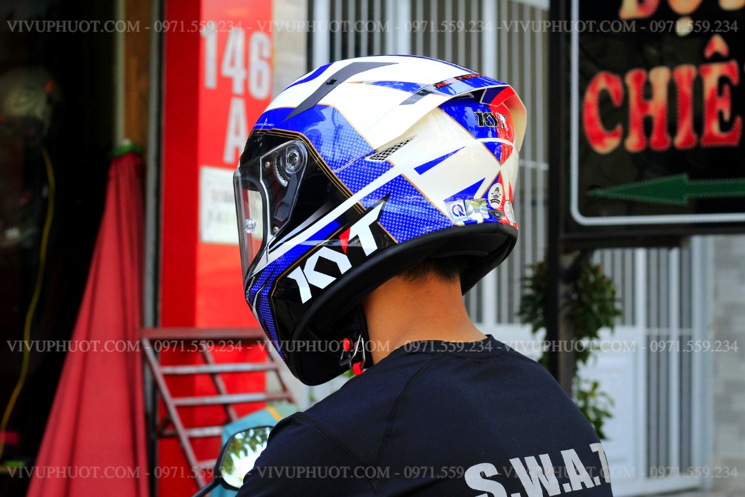 Mũ Fullface KYT TT Course Grand Prix