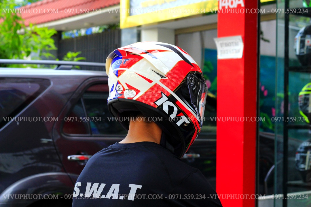 Mũ Fullface KYT TT Course Grand Prix