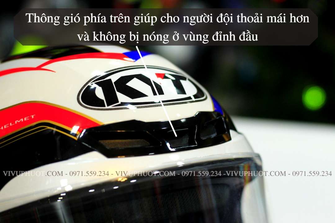 Mũ Fullface KYT TT Course Grand Prix