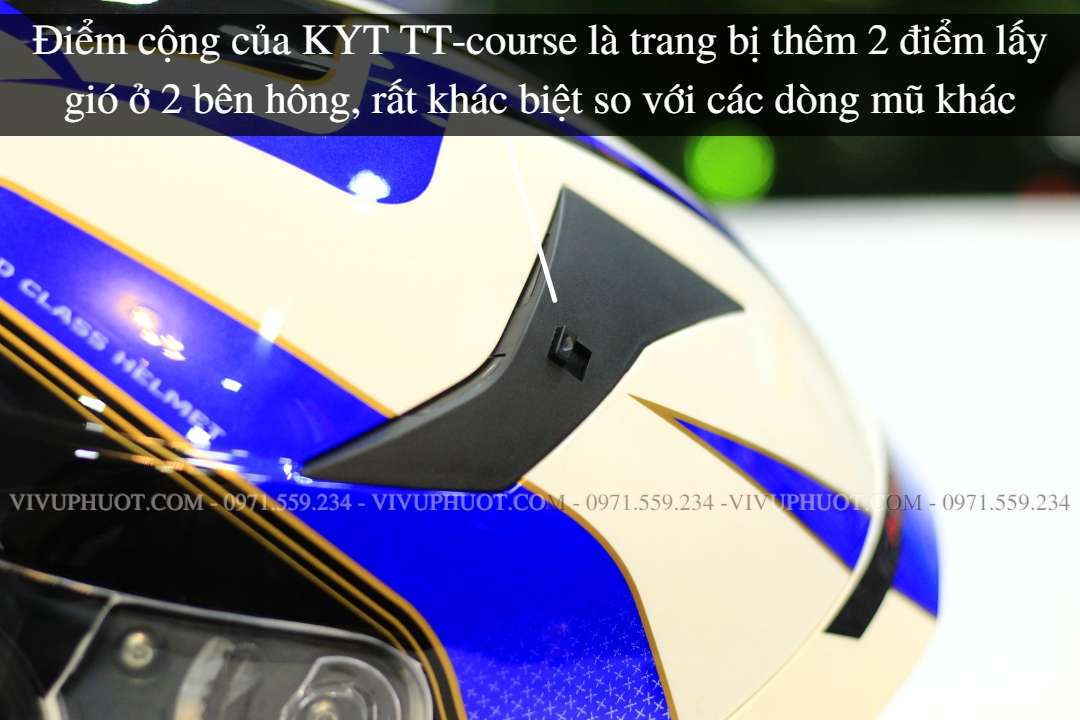 Mũ Fullface KYT TT Course Grand Prix