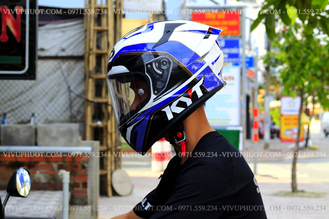 Mũ Fullface KYT TT Course Grand Prix