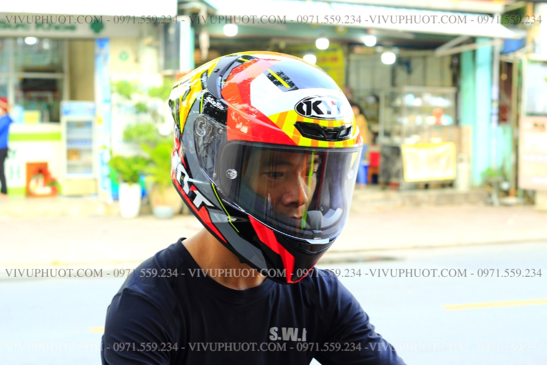 Mũ Fullface KYT TT Course Jaume Masia