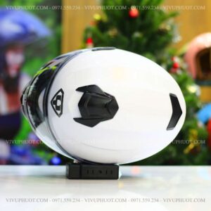 Mũ Fullface Yohe 981 Trắng Bóng