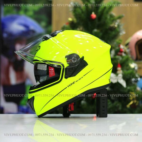 Mũ Fullface Yohe 981 Xanh Dạ Quang