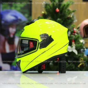 Mũ Fullface Yohe 981 Xanh Dạ Quang