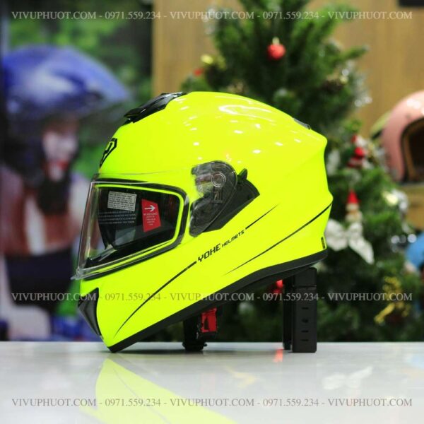 Mũ Fullface Yohe 981 Xanh Dạ Quang