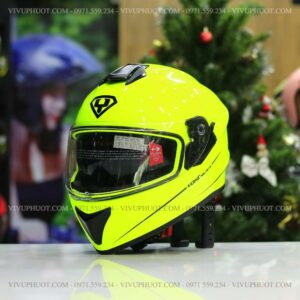 Mũ Fullface Yohe 981 Xanh Dạ Quang