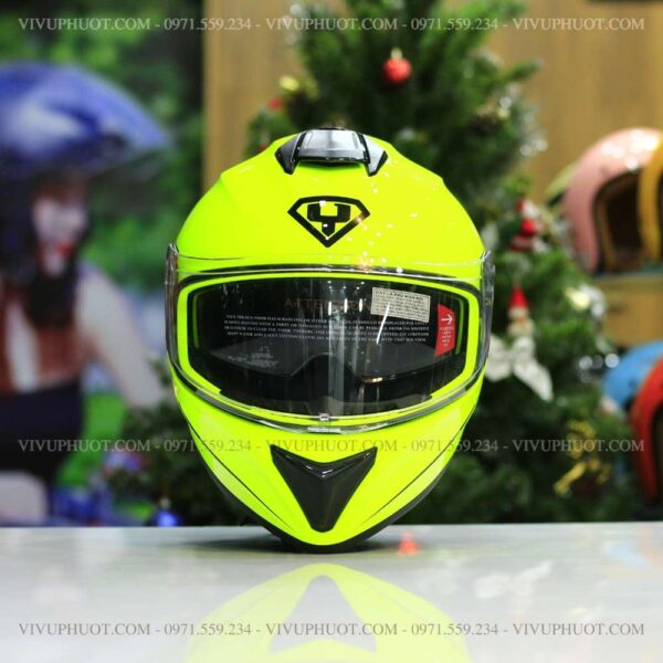 Mũ Fullface Yohe 981 Xanh Dạ Quang