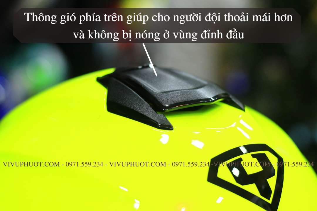 Mũ Fullface Yohe 981 Xanh Dạ Quang