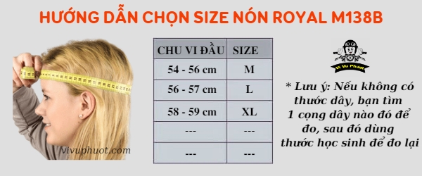 Mũ Fullface Royal M138B Đen Bóng