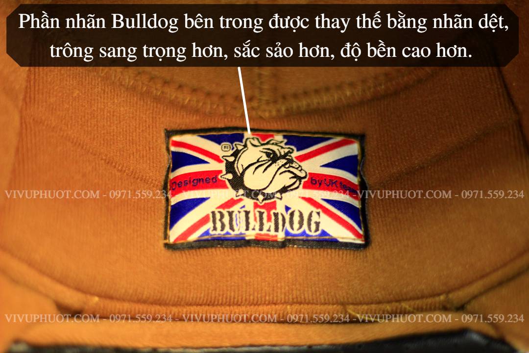 Mũ 3/4 Bulldog POM Đen Nhám