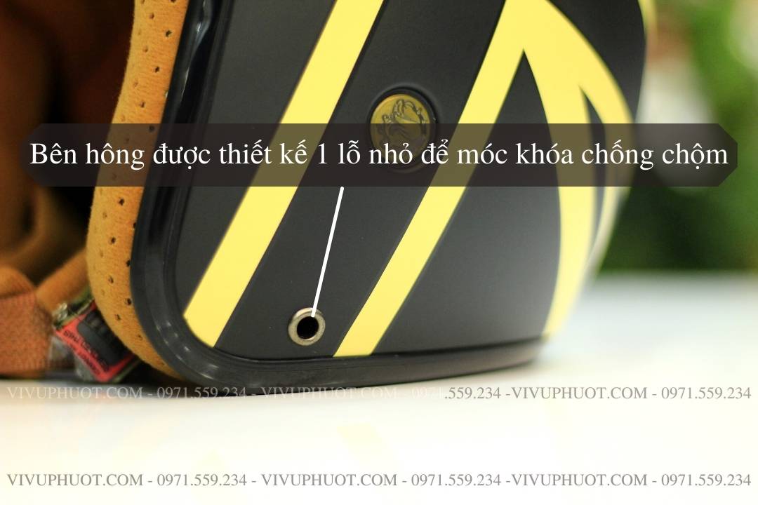 Mũ 3/4 Bulldog 4U Tem Emo