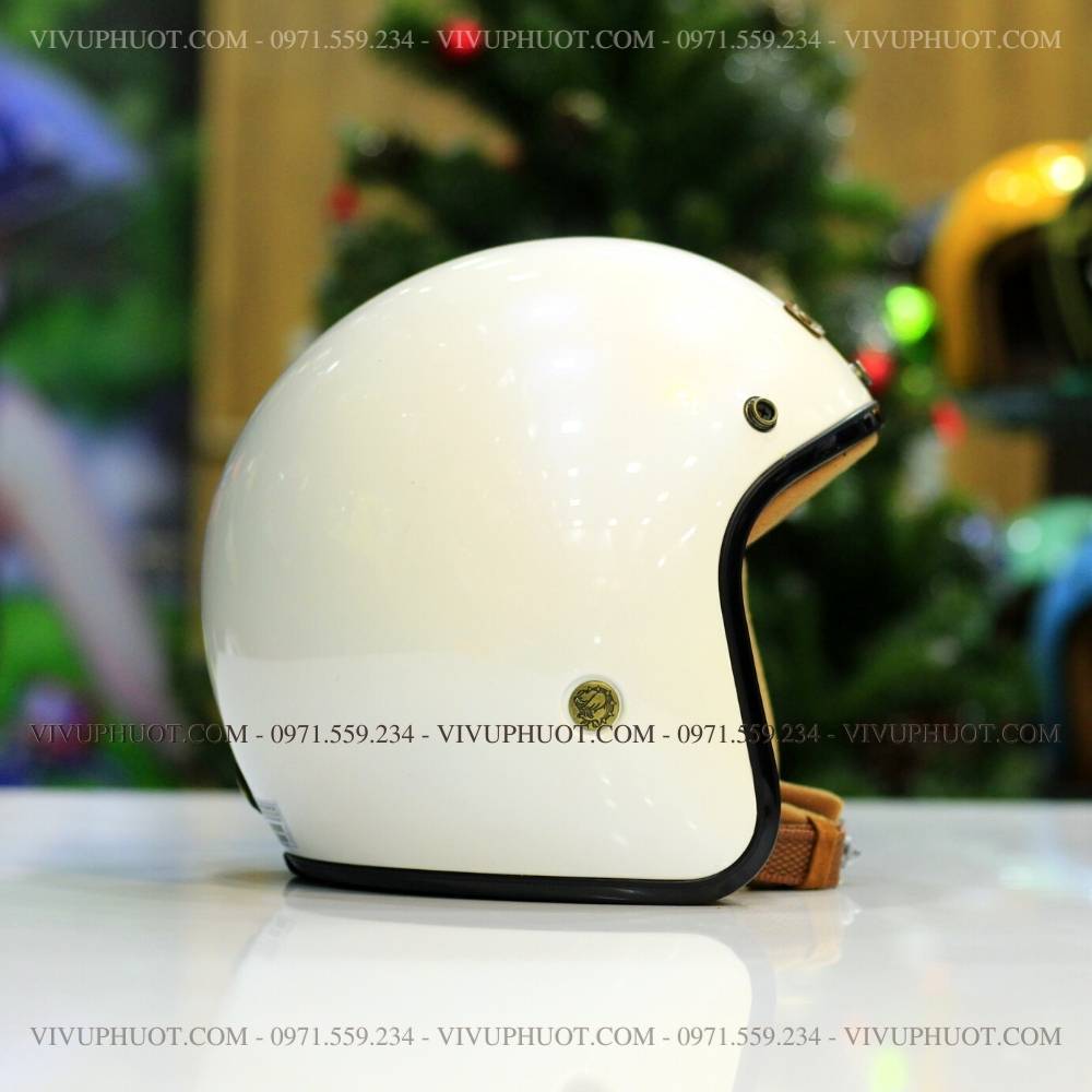 mu-bao-hiem-3-4-bulldog-4u-trang-bong-25 Mũ 3/4 Bulldog 4U Trắng Bóng