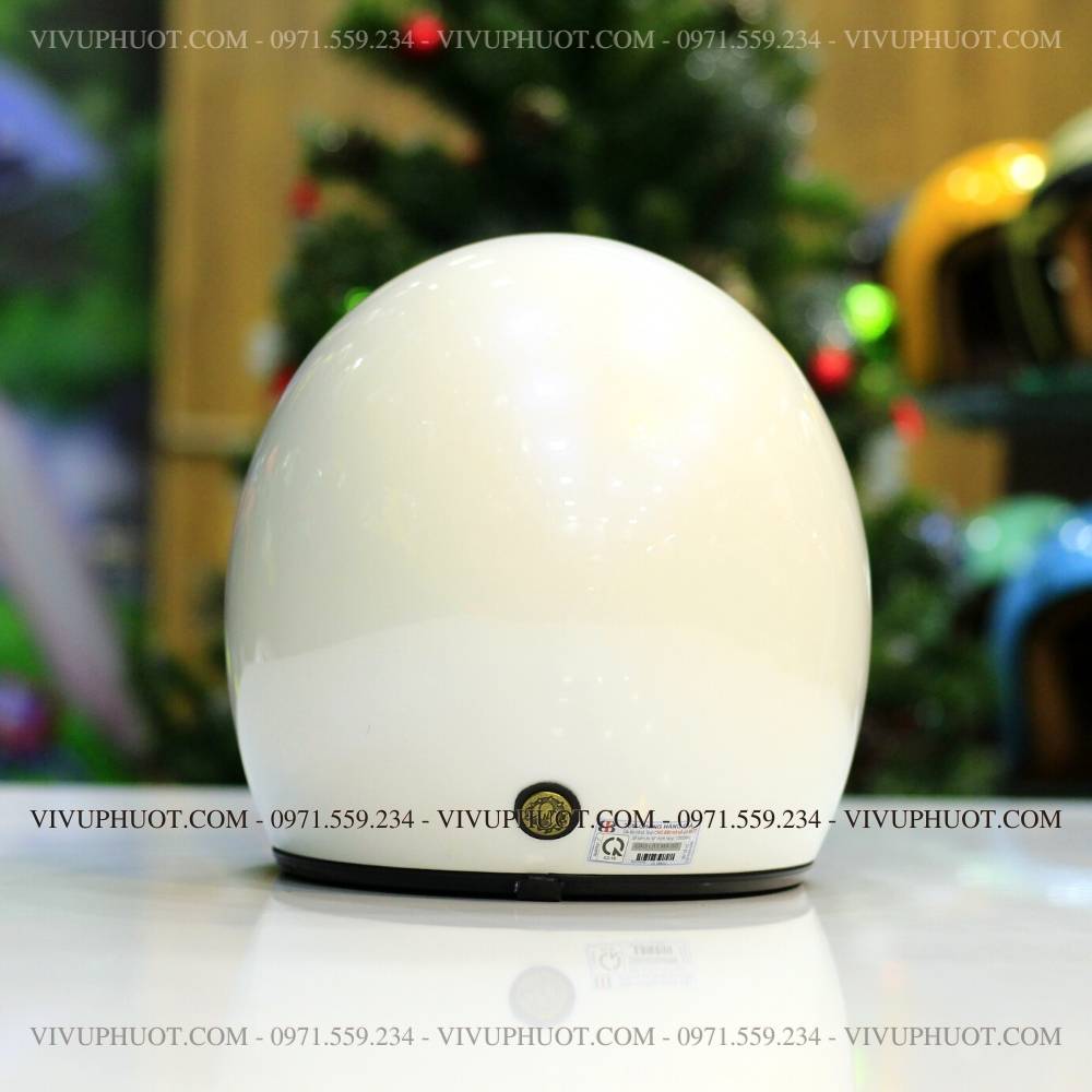 mu-bao-hiem-3-4-bulldog-4u-trang-bong-26 Mũ 3/4 Bulldog 4U Trắng Bóng