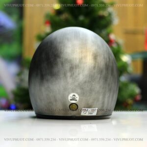 Mũ 3/4 Bulldog 4U Xước Xám