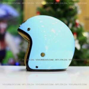 Mũ 3/4 Bulldog 4U Xanh Dương