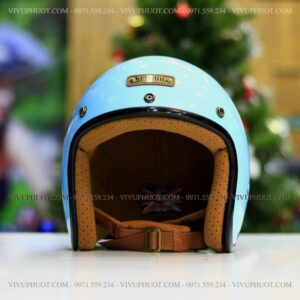 Mũ 3/4 Bulldog 4U Xanh Dương