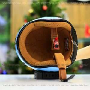 Mũ 3/4 Bulldog 4U Xanh Dương