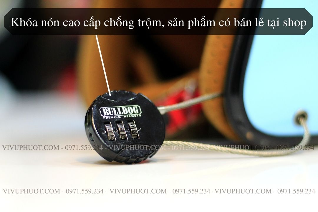 Mũ 3/4 Bulldog 4U Xanh Dương