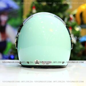 Mũ 3/4 Bulldog POM Xanh Ngọc