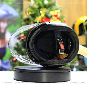 Mũ 3/4 Royal M268 2 Kính Đen Nhám