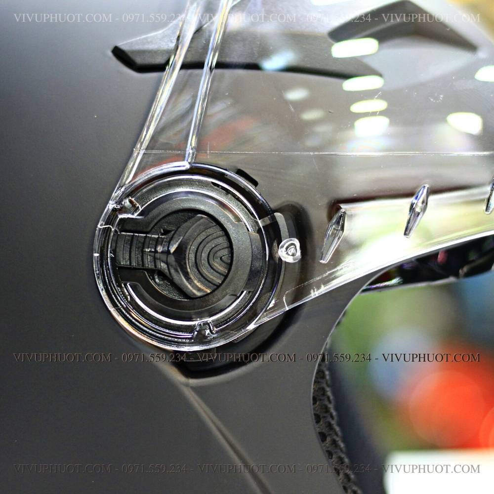 Mũ 3/4 Royal M268 2 Kính Đen Nhám