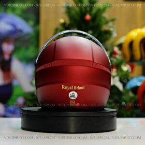 Mũ 3/4 Royal M268 2 Kính Đỏ Đô