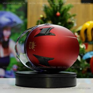 Mũ 3/4 Royal M268 2 Kính Đỏ Đô