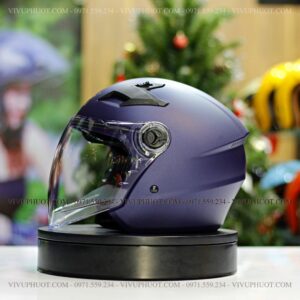 Mũ 3/4 Royal M268 2 Kính Xanh Mực