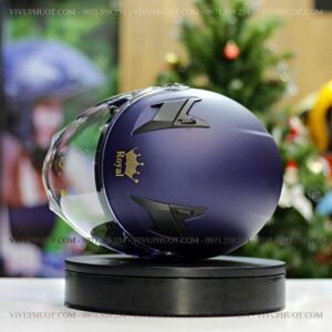 Mũ 3/4 Royal M268 2 Kính Xanh Mực