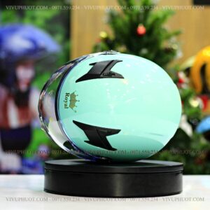 Mũ 3/4 Royal M268 2 Kính Xanh Ngọc