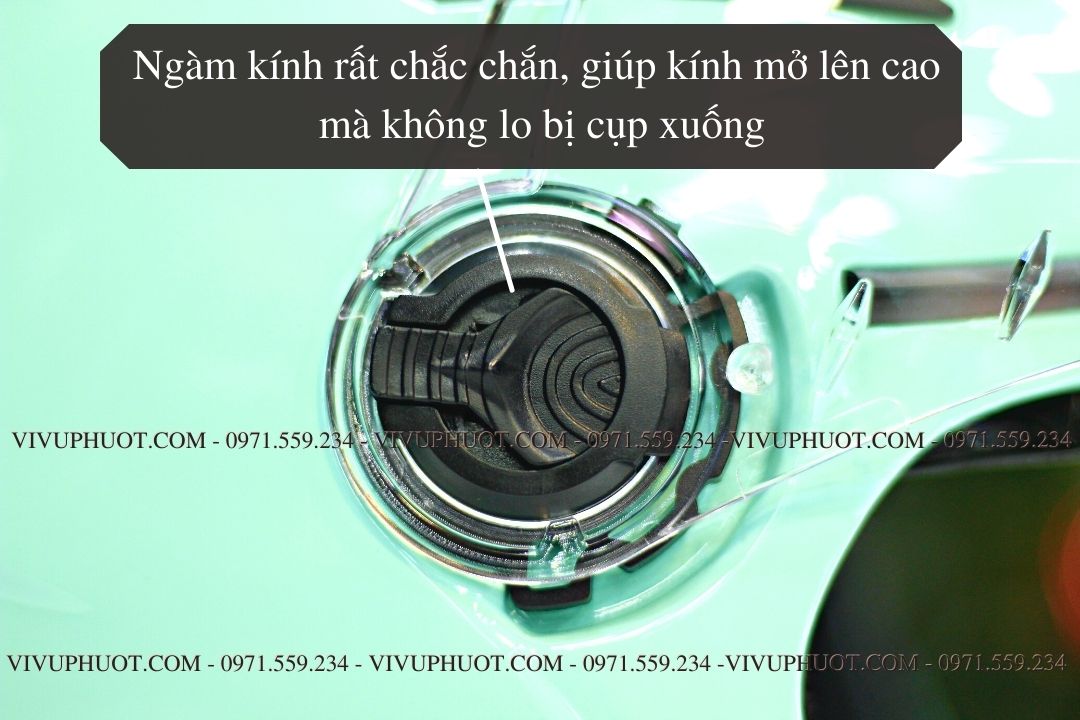 Mũ 3/4 Royal M268 2 Kính Xanh Ngọc