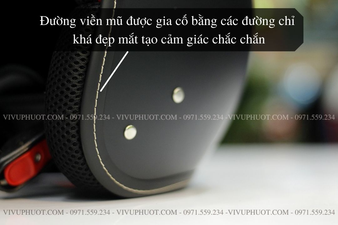 Mũ 3/4 Sunda 388 Đen Nhám