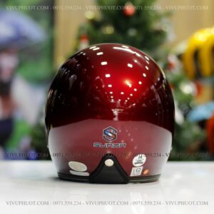 Mũ 3/4 Sunda 388 Đỏ Đô