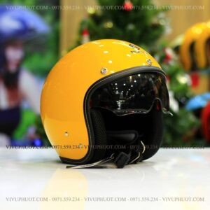 Mũ 3/4 Sunda 388 Vàng Bóng