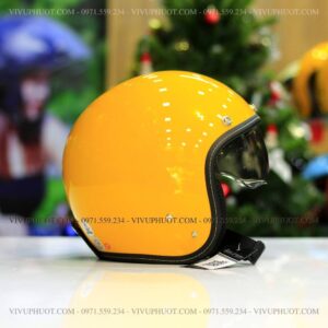 Mũ 3/4 Sunda 388 Vàng Bóng