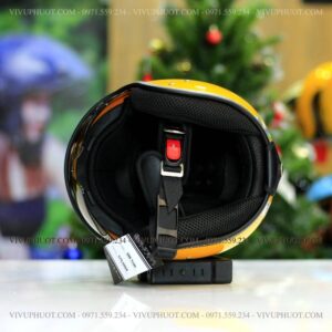 Mũ 3/4 Sunda 388 Vàng Bóng