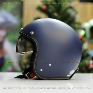 Mũ 3/4 Sunda 388 Xanh Mực