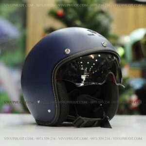 Mũ 3/4 Sunda 388 Xanh Mực