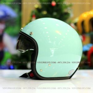 Mũ 3/4 Sunda 388 Xanh Ngọc