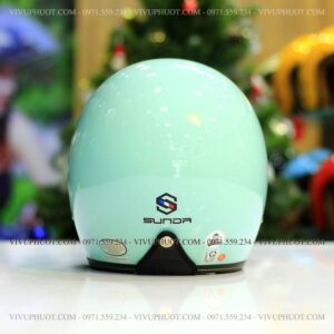 Mũ 3/4 Sunda 388 Xanh Ngọc