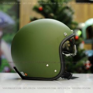 Mũ 3/4 Sunda 388 Xanh Rêu