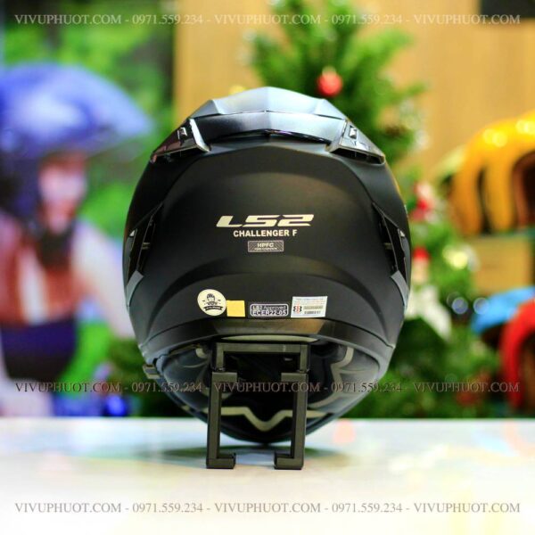 Mũ Fullface LS2 FF327 Challenger Đen Nhám